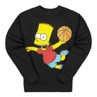 Market The Simpsons x Chinatown Market Air Bart Crewneck Sweatshirt Black Sweatshirts CTM1960082 / 0001 | Overkill