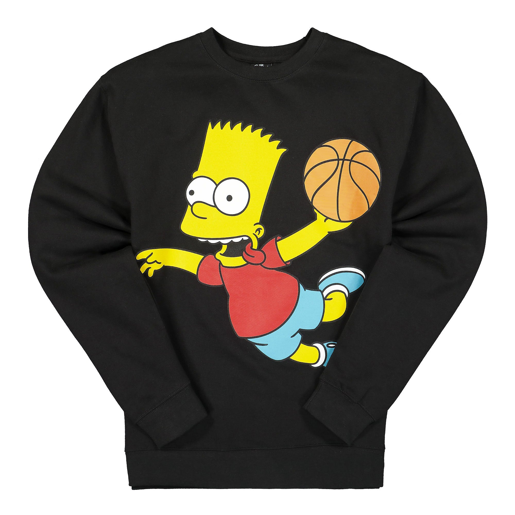 Market The Simpsons x Chinatown Market Air Bart Crewneck Sweatshirt Black Sweatshirts CTM1960082 / 0001 | Overkill
