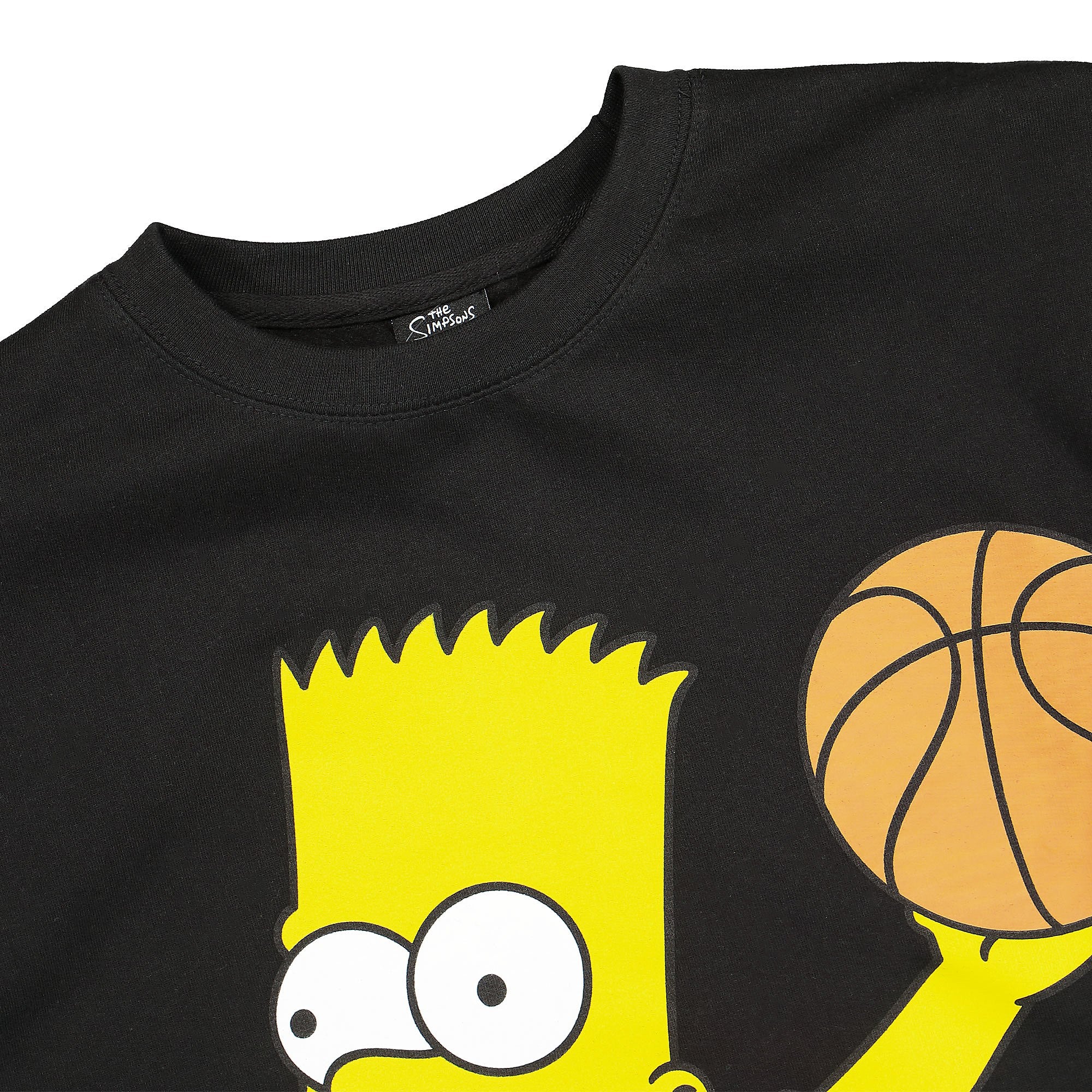 Market The Simpsons x Chinatown Market Air Bart Crewneck Sweatshirt Black Sweatshirts Close-up | Overkill
