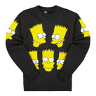Chinatown Market The Simpsons x Chinatown Market Classic Bart Crewneck Sweatshirt Black Sweatshirts CTM1960083 / 0001 | Overkill