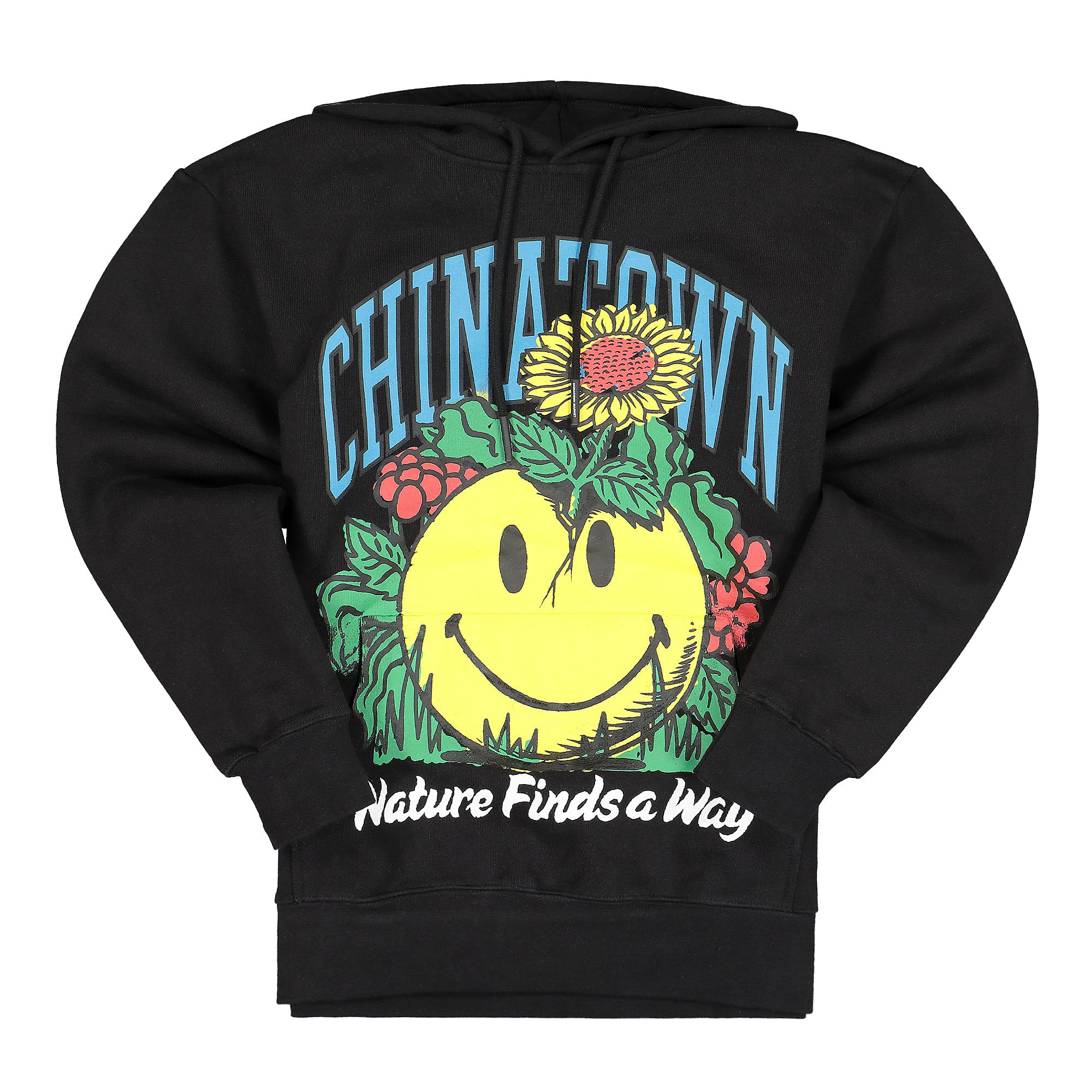 Chinatown Market Smiley Planter Hoodie Black Hoodies CTM1970160 / 0001 / Black | Overkill