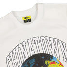 Chinatown Market Smiley Global Citizen BBall Tee White T-Shirts Close-up | Overkill