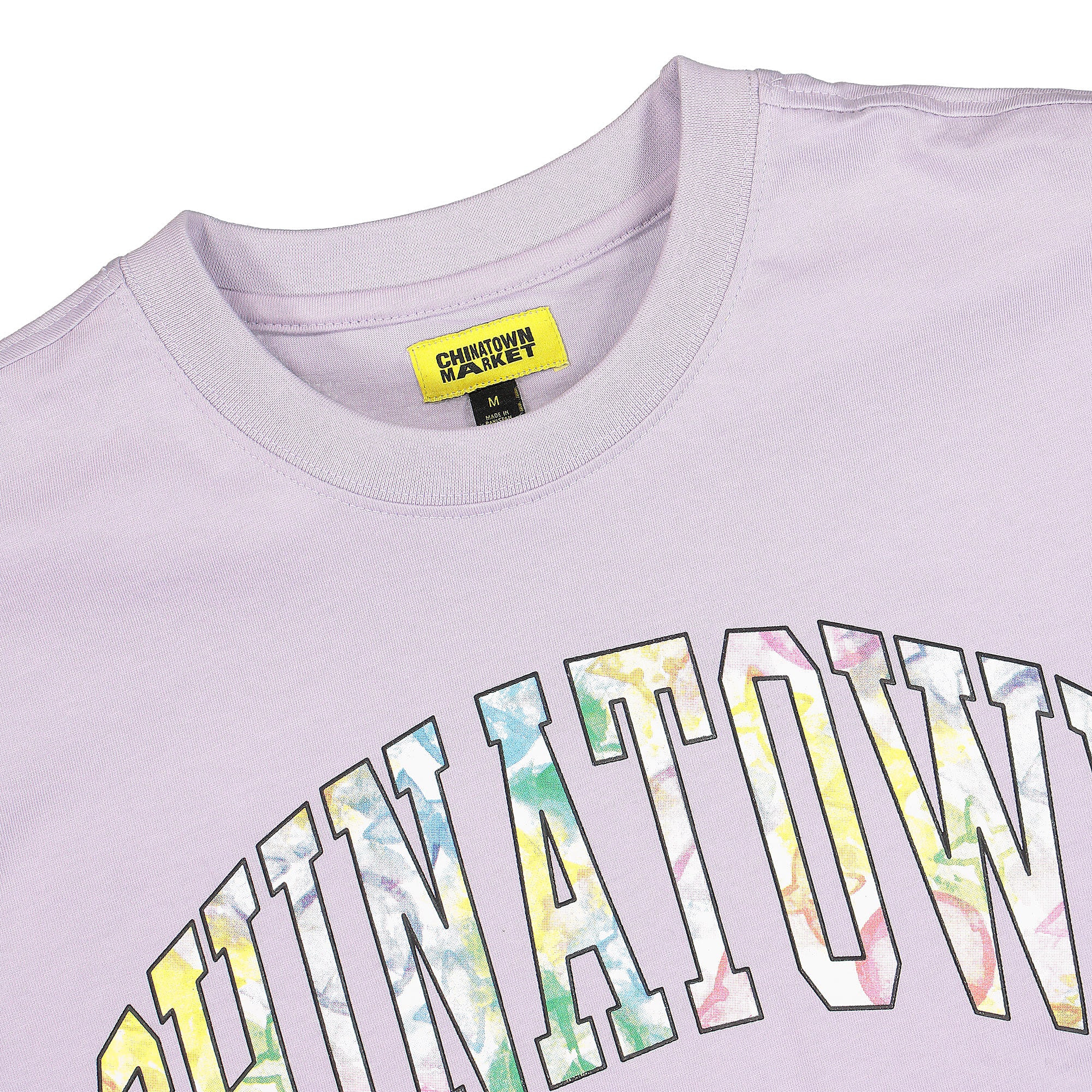 Chinatown Market Watercolor Arc Tee Purple T-Shirts Close-up | Overkill