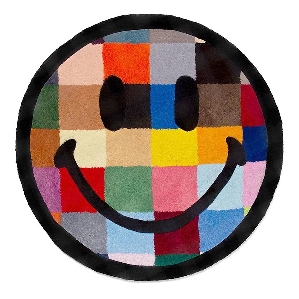 Chinatown Market Smiley Color Tile Rug 4 FT Multi Carpets CTM260217 / 1408 | Overkill