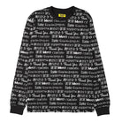 Chinatown Market Multi Language Long Sleeve Black Longsleeves CTMF18-MLLS | Overkill