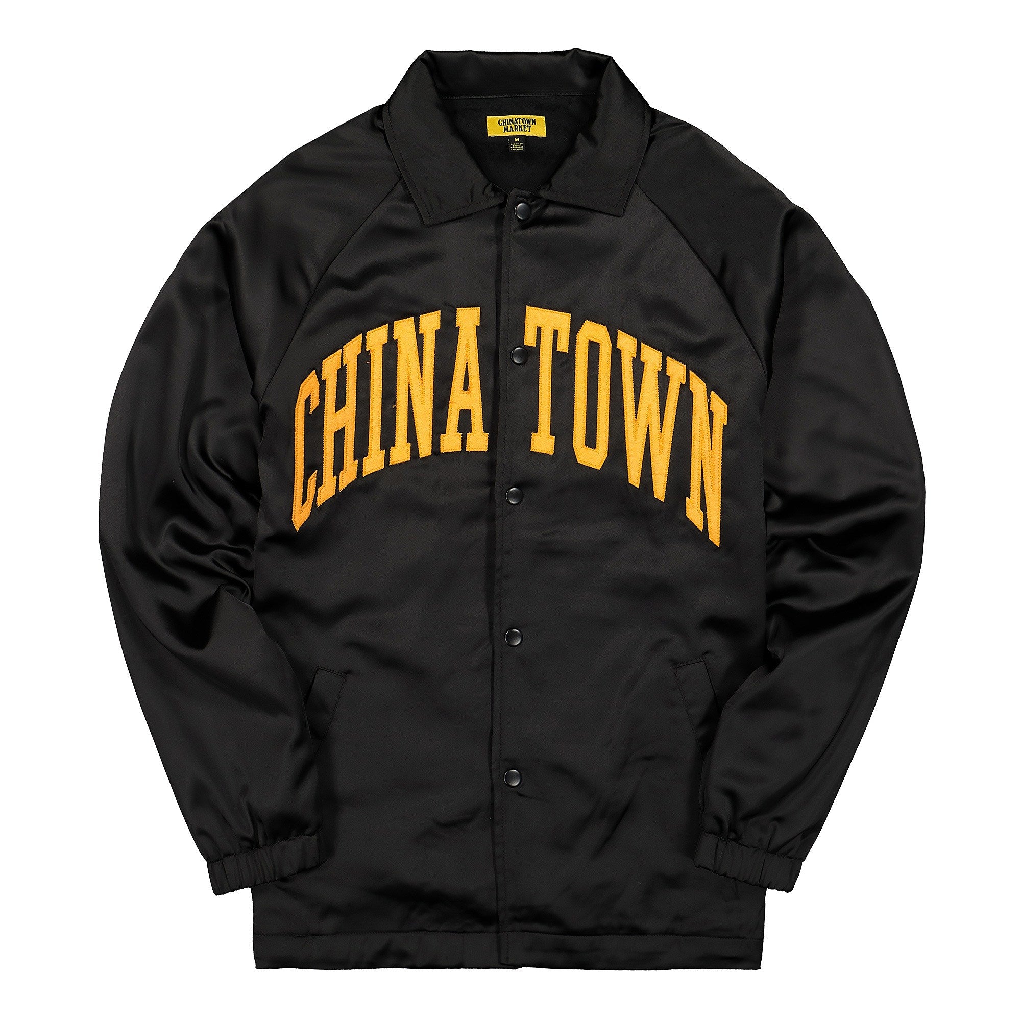 Chinatown Market Satin Coach Jacket Black Jackets CTMF19-SCJK | Overkill
