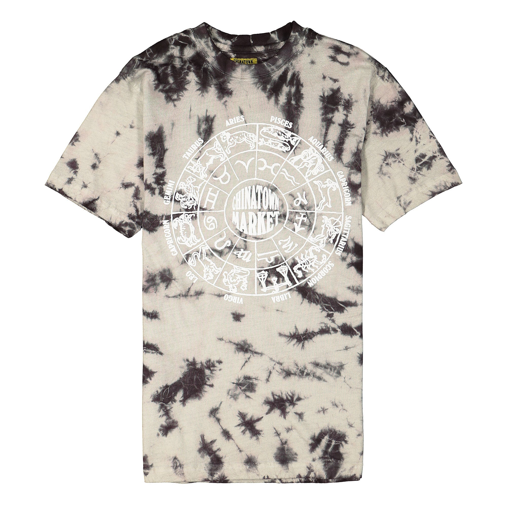 Chinatown Market Zodiac Tee Black Tie Dye T-Shirts CTMH219-ZT | Overkill