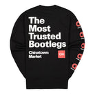 Chinatown Market Most Trusted Long Sleeve Tee Black T-Shirts Material | Overkill
