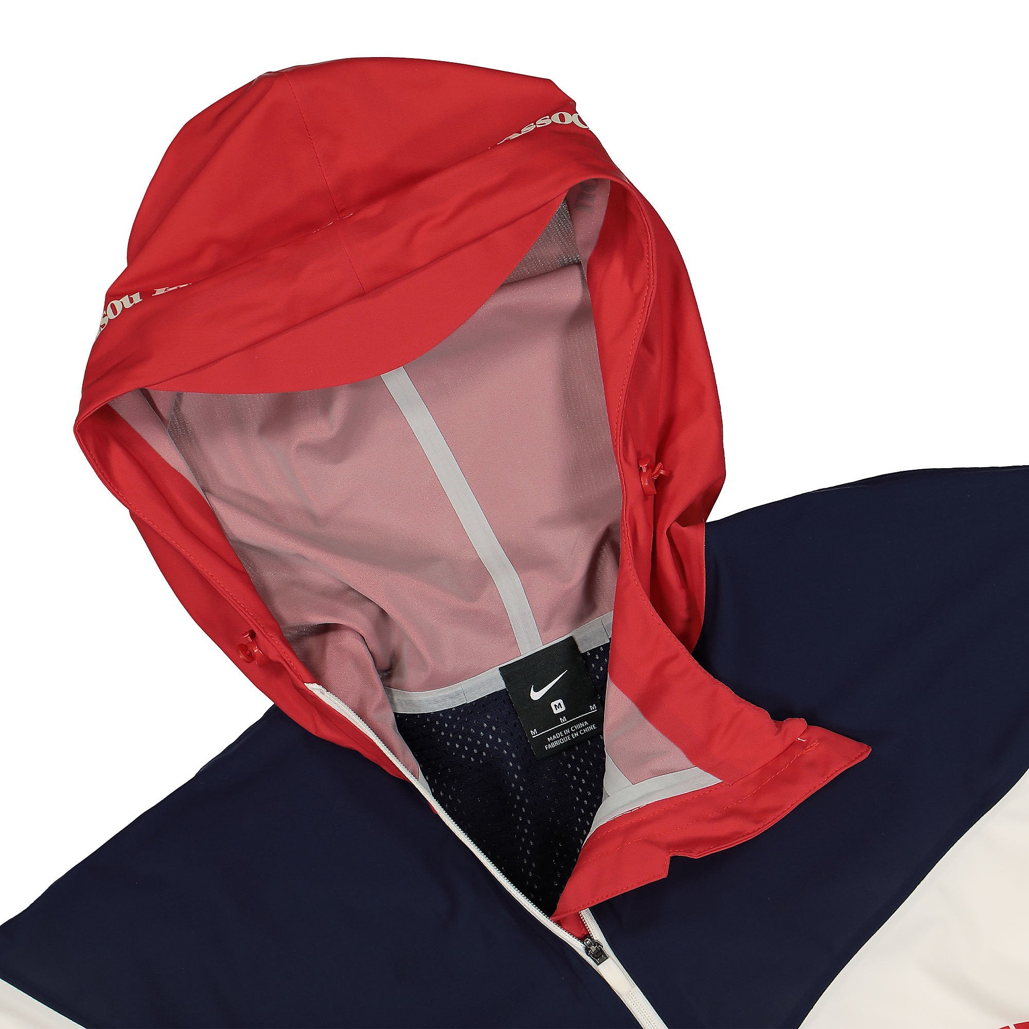 Nike Gyakusou NRG 3 Layer Jacket Sail / Blackened Blue / University Red Jackets Close-up | Overkill