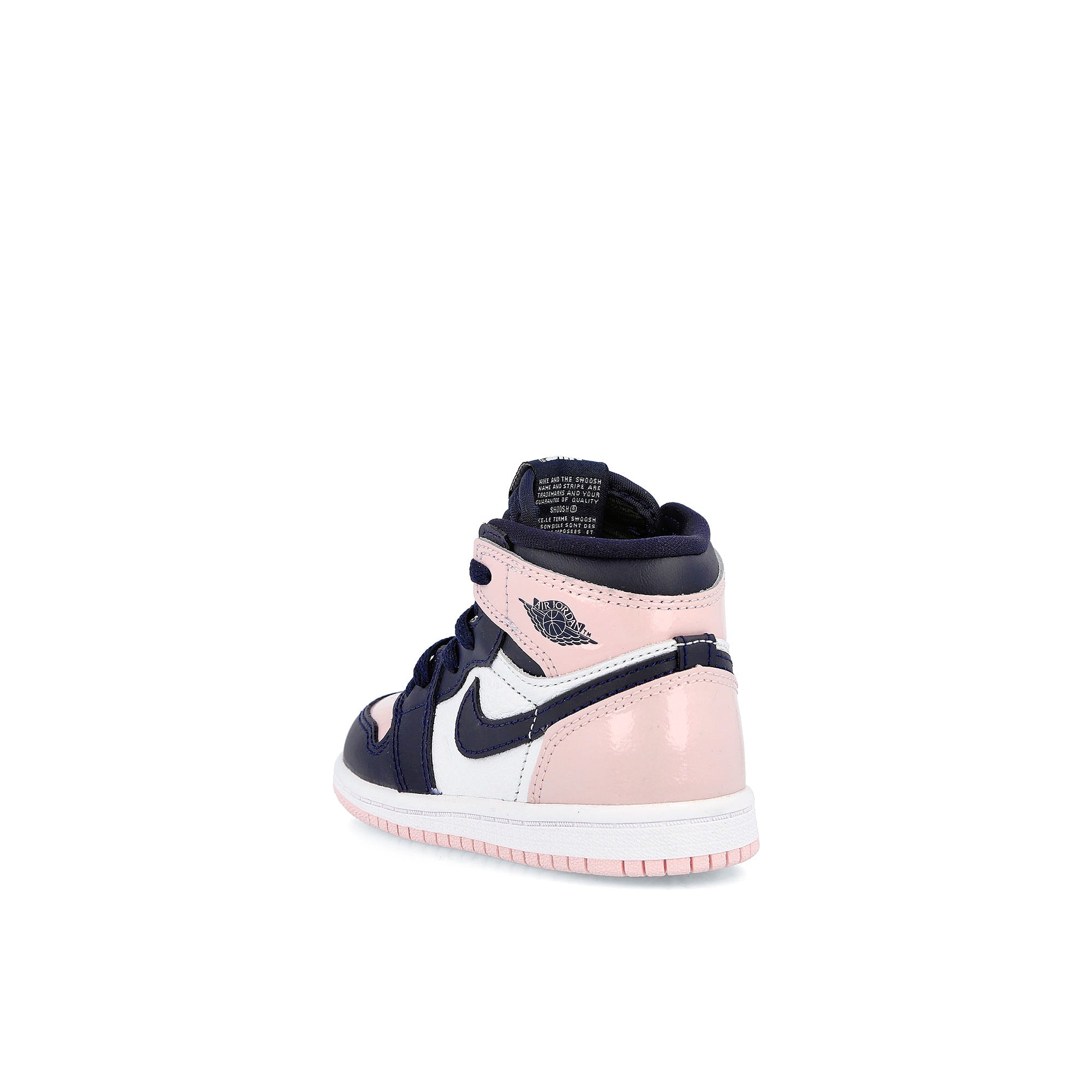 Jordan Air Jordan 1 Retro High OG TD Atmosphere / Obsidian - White - Laser Pink  Close-up | Overkill
