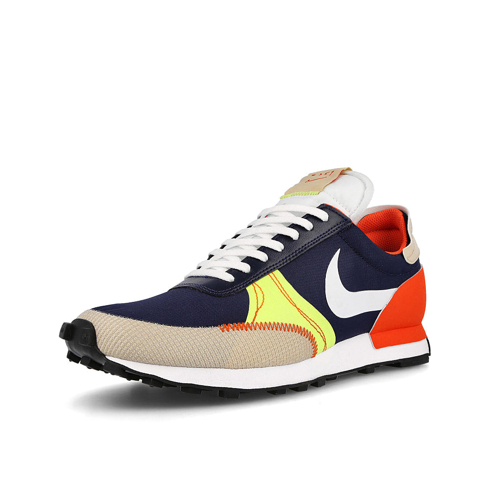 Nike daybreak type se Obsidian-White - Volt - Oatmeal Low Top Sneakers  Close Up | Overkill