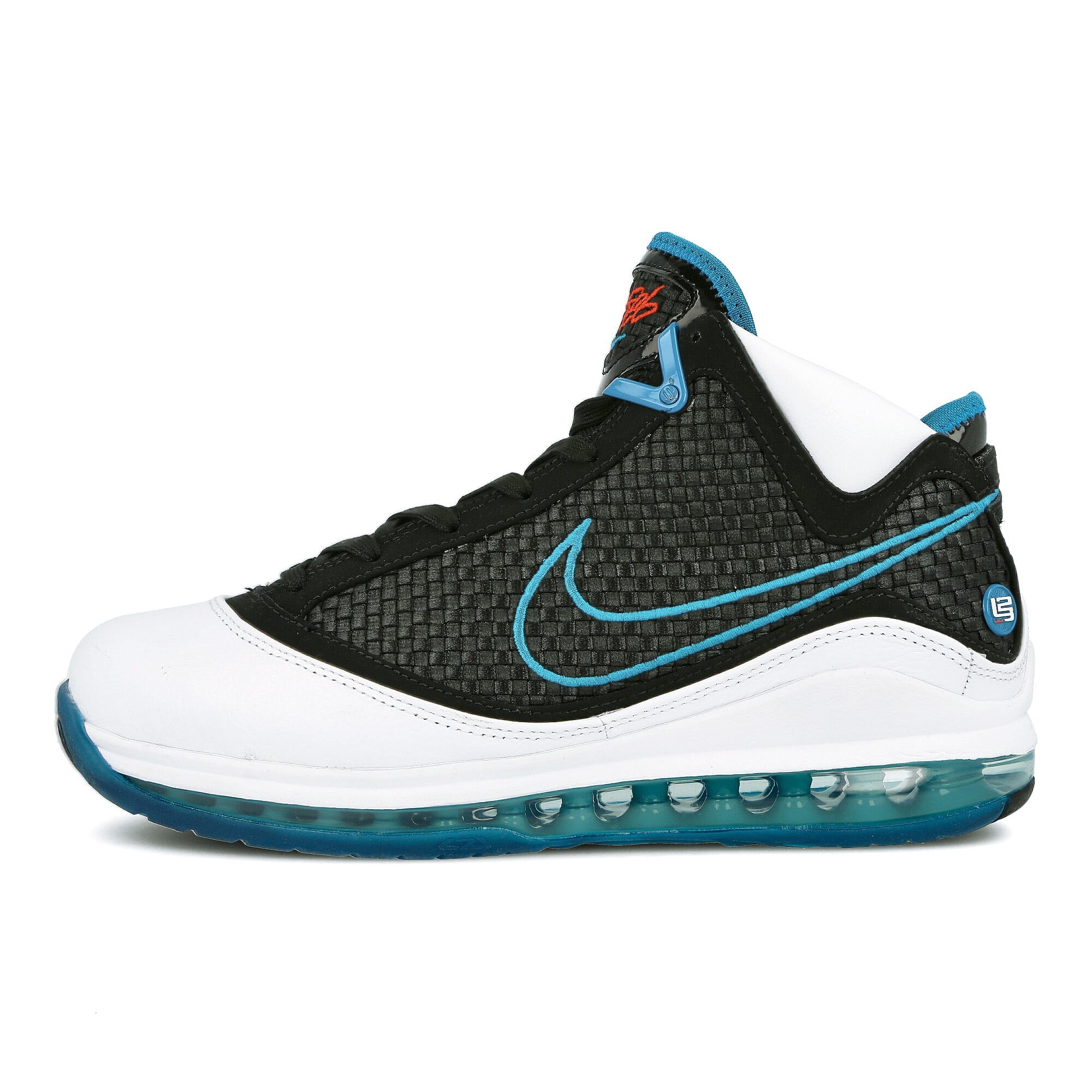 Nike lebron vii qs White-Black - Glass Blue - Challenge Red Sneakers CU5133 100 | Overkill