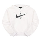 Nike Wmns Swoosh Hoodie White / Black Hoodies CU5676 101 | Overkill