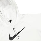 Nike Wmns Swoosh Hoodie White / Black Hoodies Close-up | Overkill