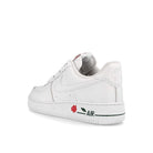 Nike air force 1 07 lx White / White - University Red - Pine Green  Close-up | Overkill