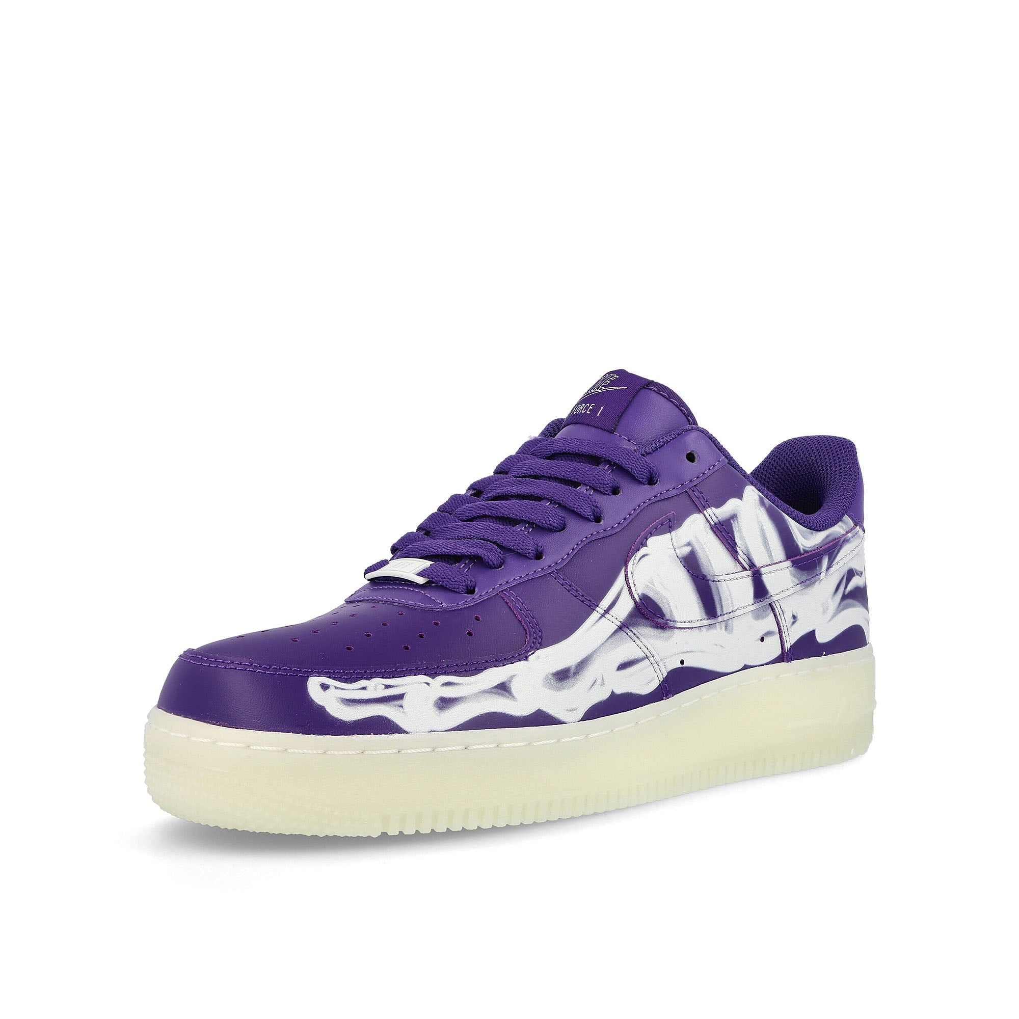 Nike air force 1 07 skeleton Court Purple / Court Purple - White  Detailfoto | Overkill