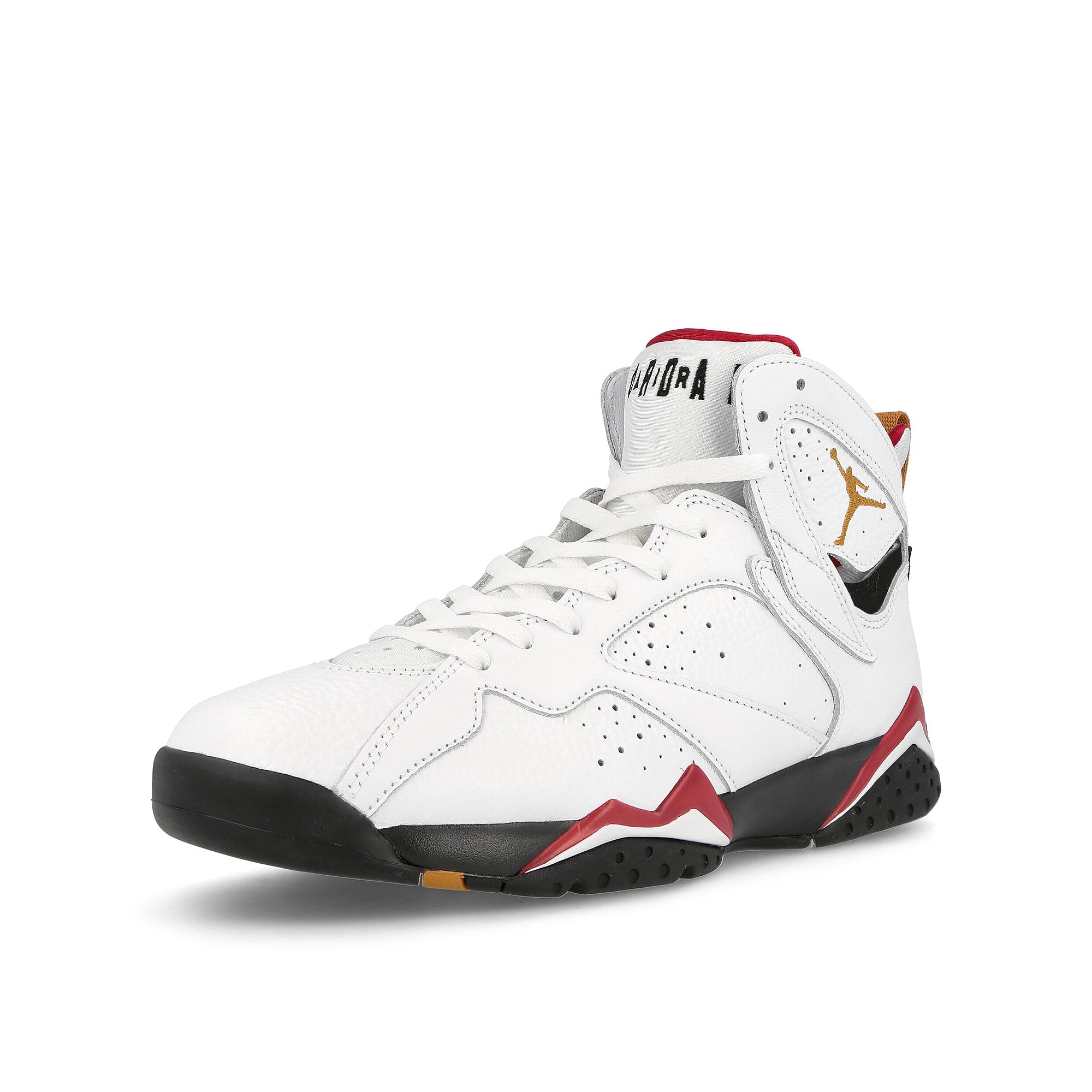 Jordan Air Jordan 7 Retro White / Black - Cardinal Red - Chutney Sneakers  Close Up | Overkill