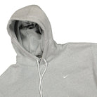 Nike NRG Fleece Hoodie Dark Grey Heather / White Hoodies Close-up | Overkill