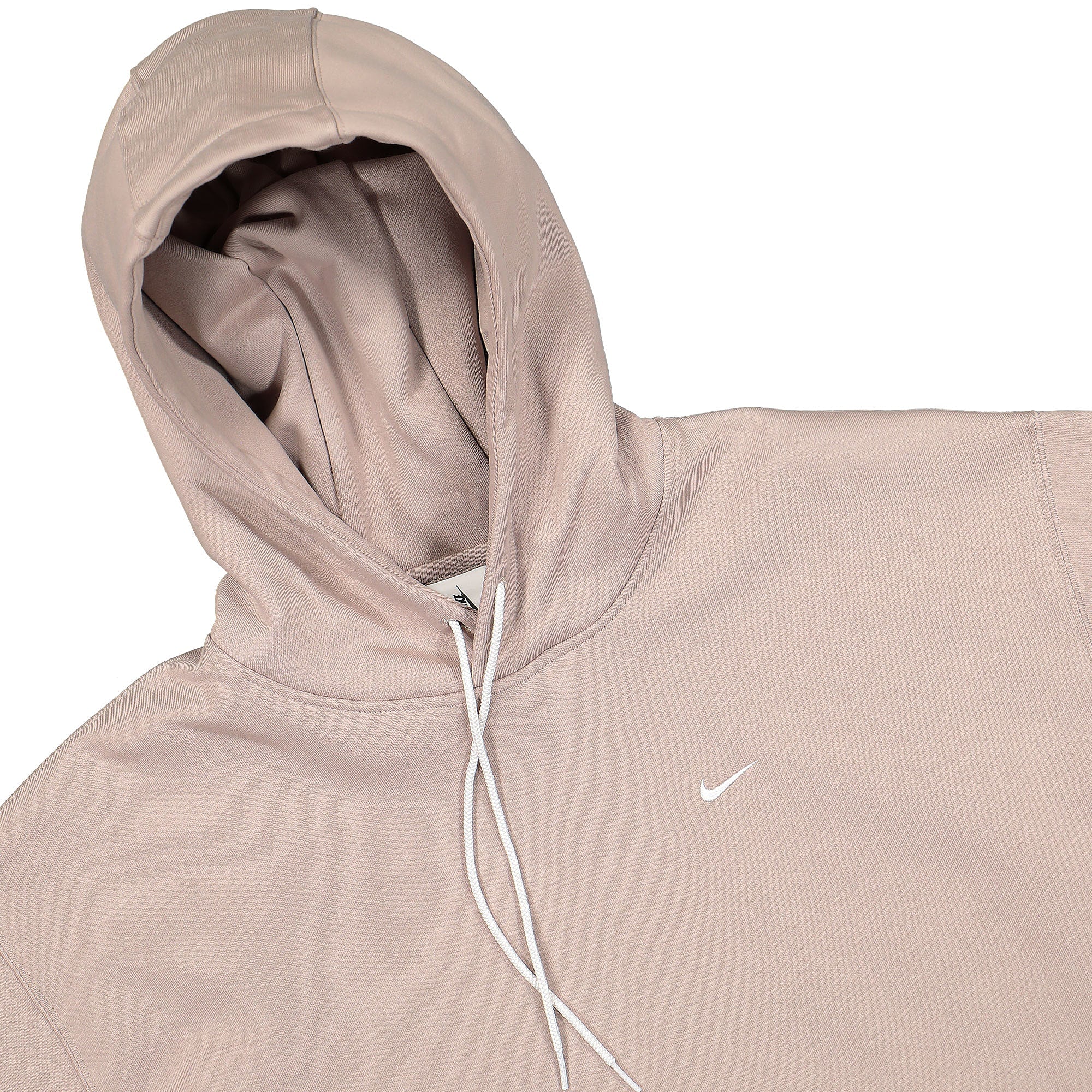 Nike NRG Solo Swoosh Fleece Hoodie Malt / White Hoodies Close-up | Overkill