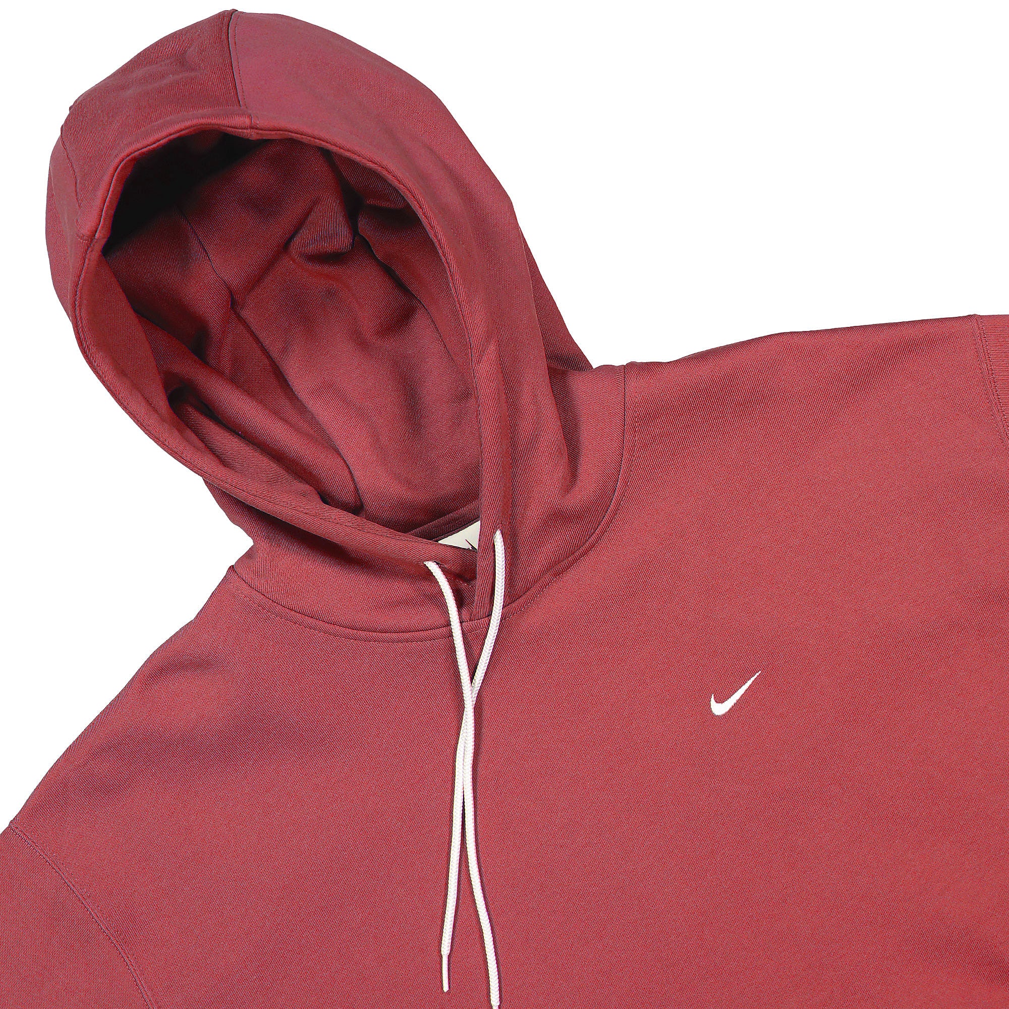 Nike NRG Solo Swoosh Fleece Hoodie Cedar / White Hoodies Close-up | Overkill