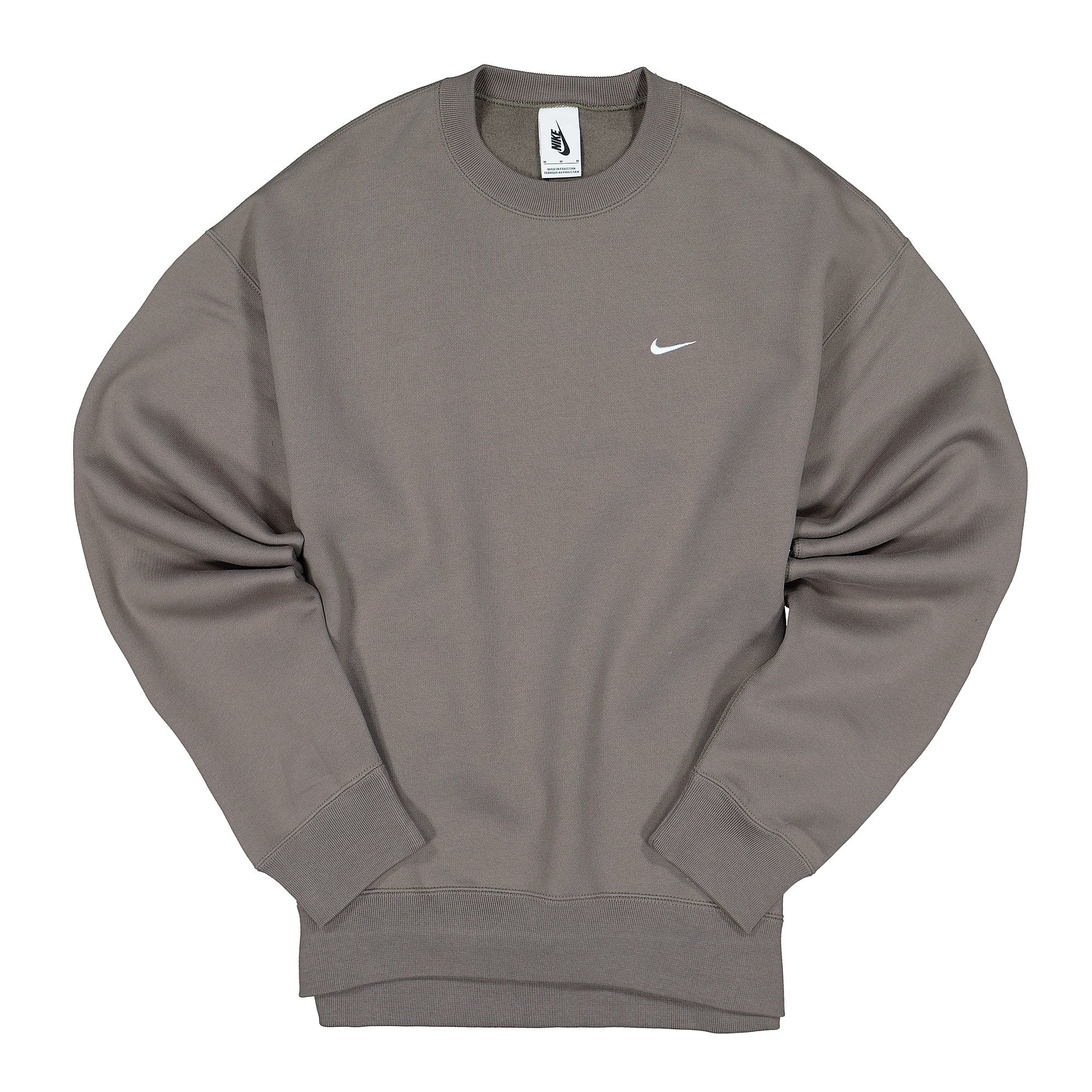 Nike NRG Fleece Crew Olive Grey Sweatshirts CV0554 040 | Overkill