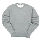 Nike NRG Fleece Crew Dark Grey Heather / White Sweatshirts CV0554 063 | Overkill