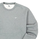 Nike NRG Fleece Crew Dark Grey Heather / White Sweatshirts Close-up | Overkill
