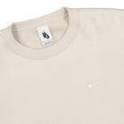 Nike NRG Solo Swoosh Fleece Crew Light Bone / White Sweatshirts Close-up | Overkill