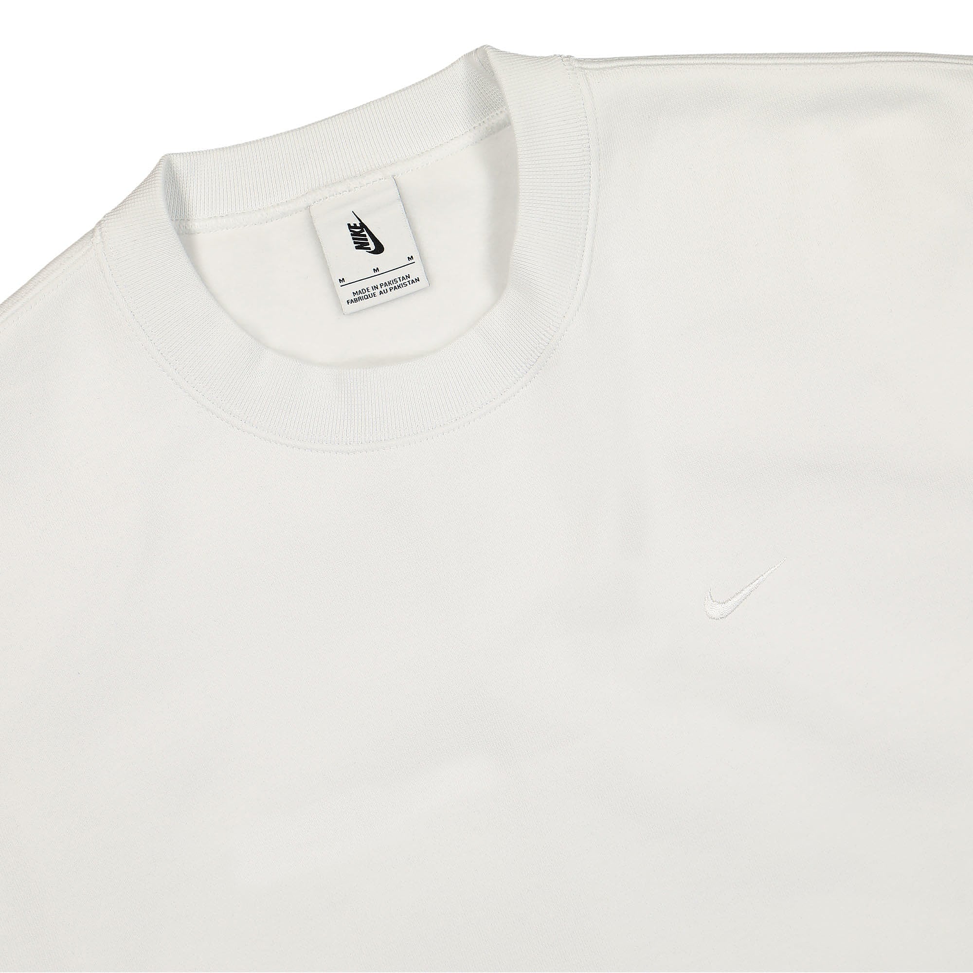 Nike NK Solo Swoosh Fleece Sweatshirt Summit White / White Sweatshirts Close-up | Overkill