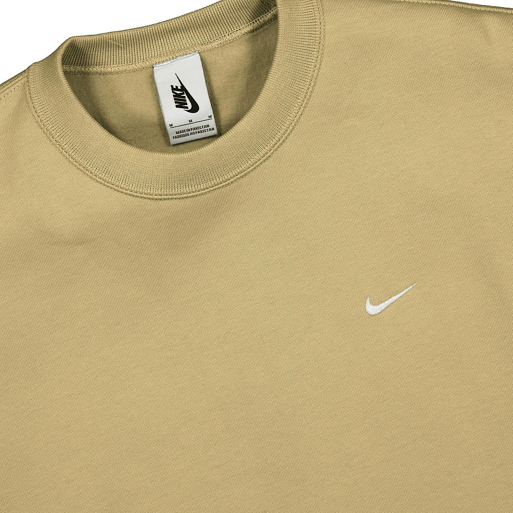 Nike NRG Fleece Crew Khaki / White Sweatshirts Close-up | Overkill