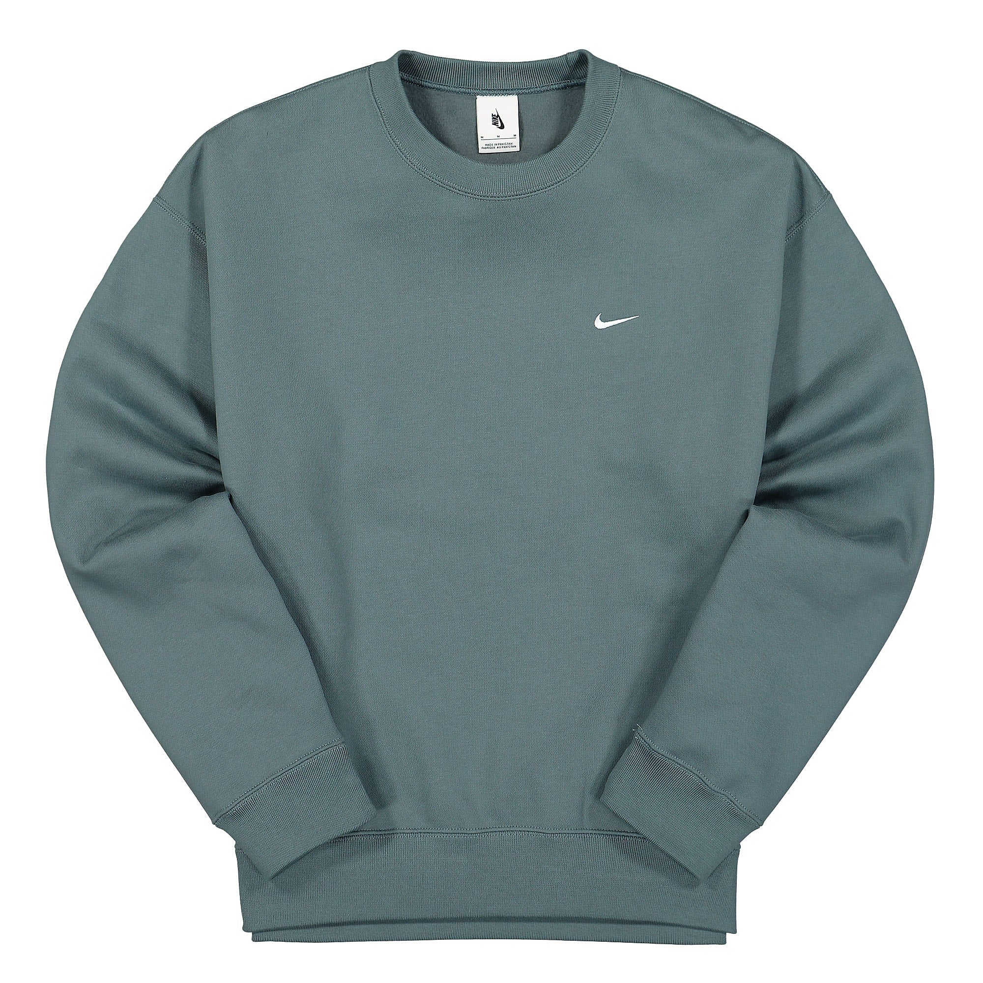 Nike NRG Solo Swoosh Fleece Crew Hasta / White Sweatshirts CV0554 387 | Overkill