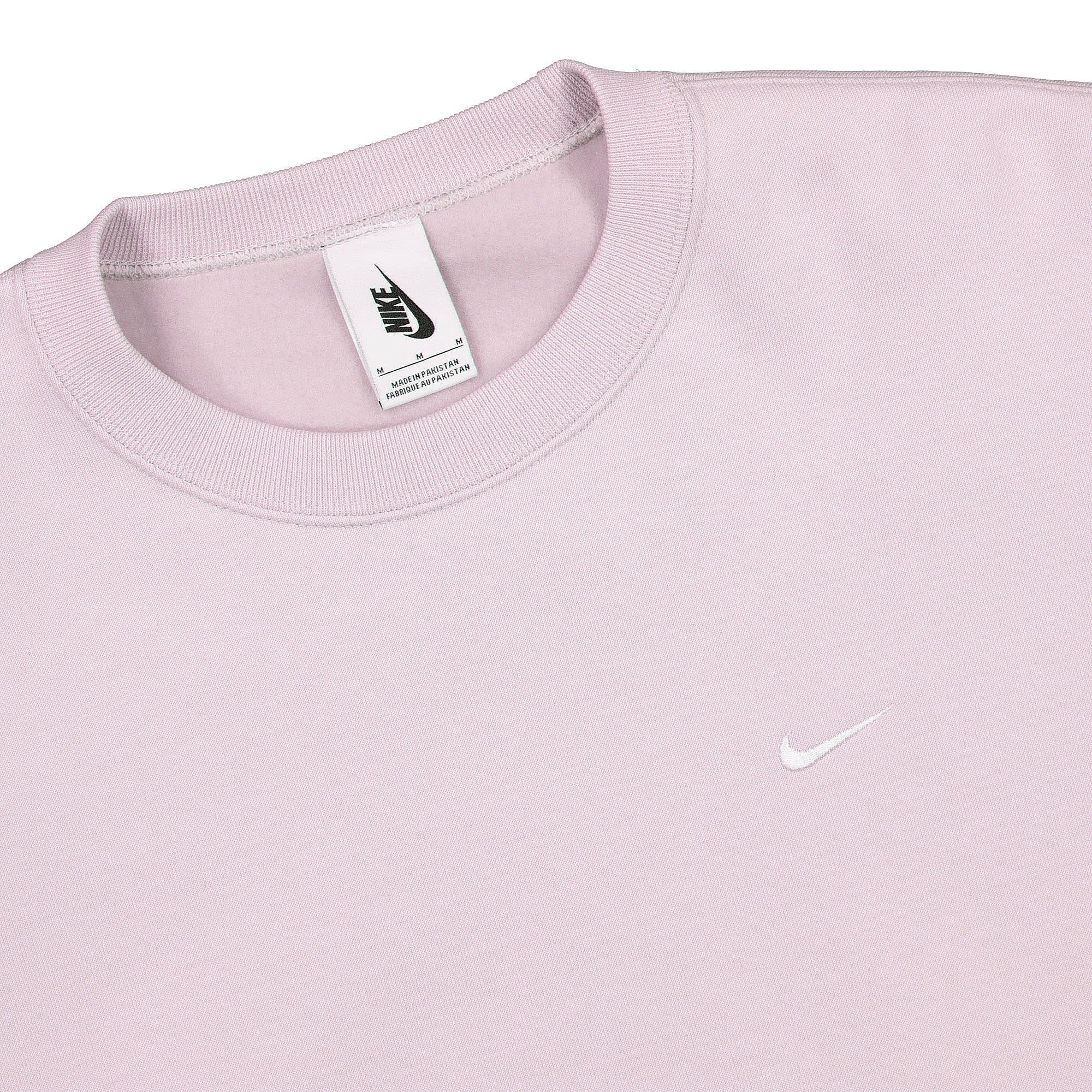 Nike NK Solo Swoosh Fleece Sweatshirt Doll / White Sweatshirts Close-up | Overkill
