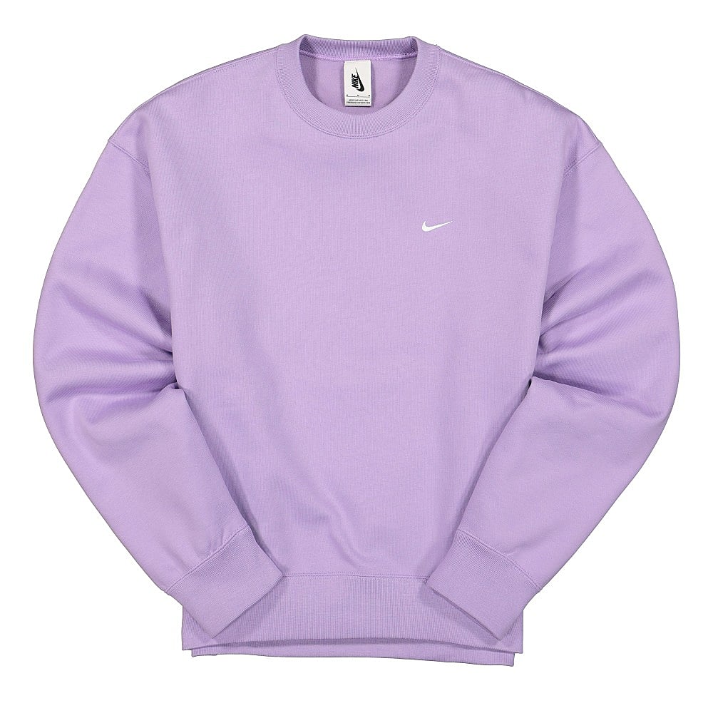 Nike NRG Fleece Crew Urban Lilac / White Sweatshirts CV0554 563 | Overkill