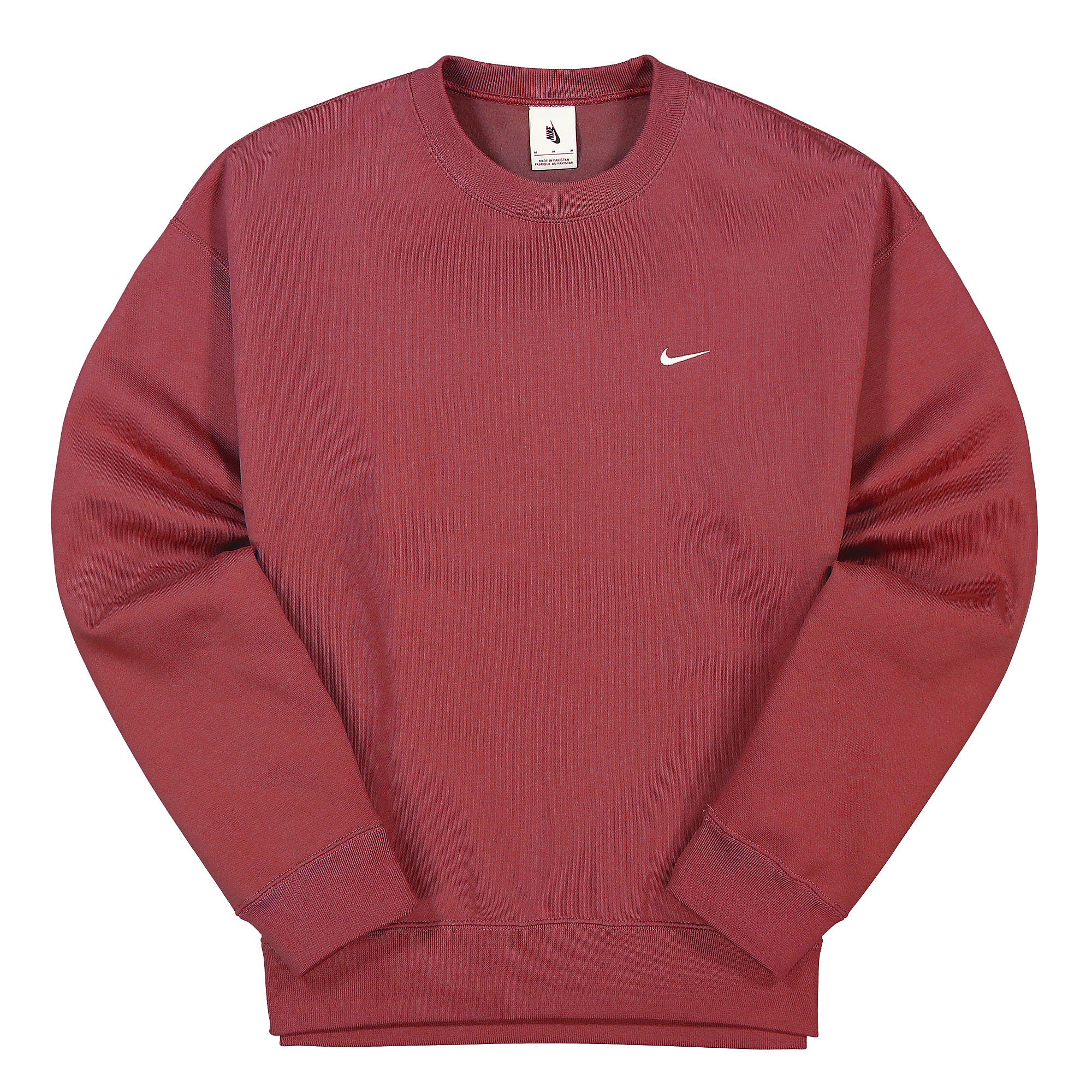 Nike NRG Solo Swoosh Fleece Crew Cedar / White Sweatshirts CV0554 661 | Overkill
