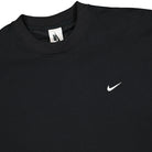 Nike NRG Solo Swoosh Tee Black / White T-Shirts Close-up | Overkill