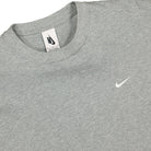 Nike NRG Solo Swoosh Tee Dark Grey Heather / White T-Shirts Close-up | Overkill
