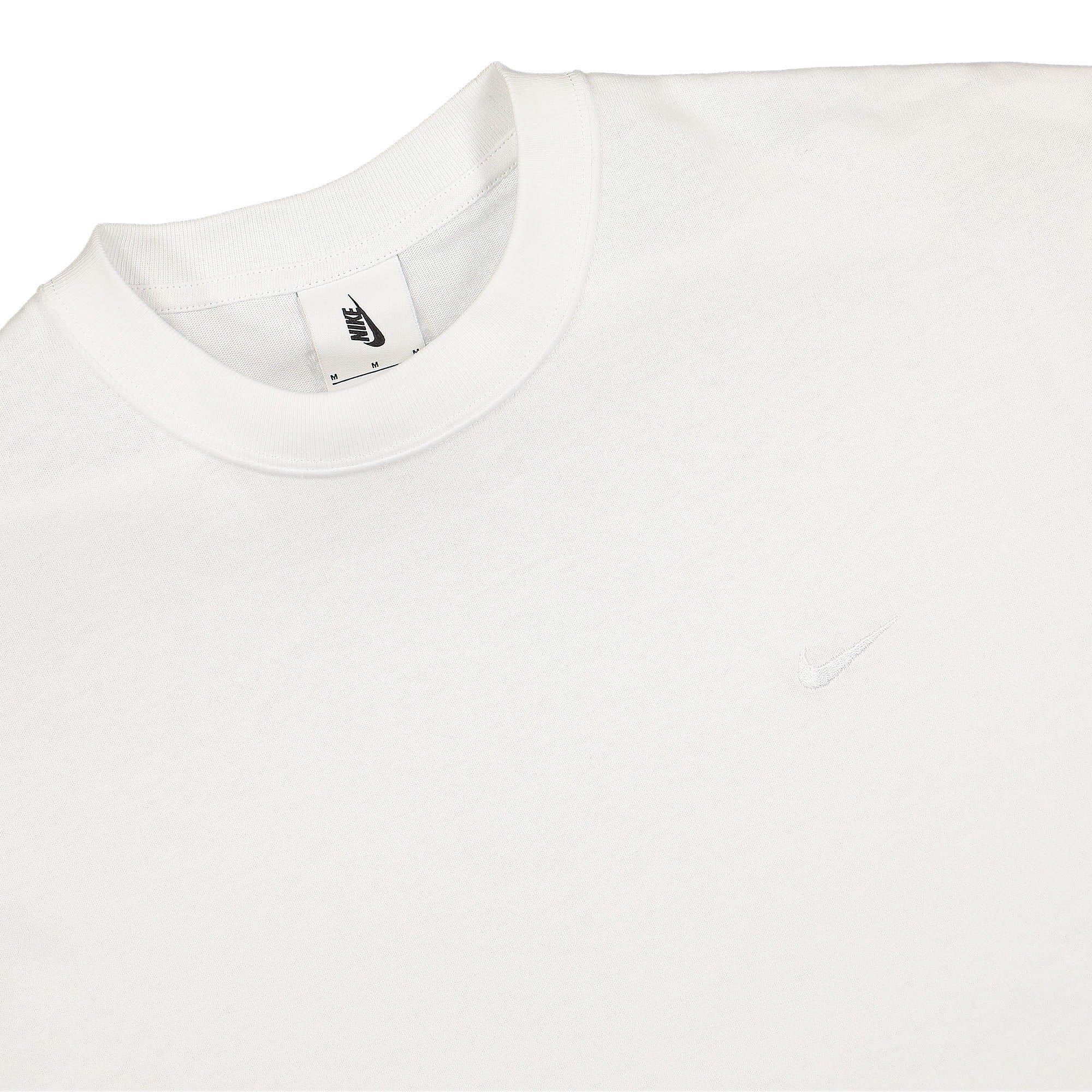 Nike Solo Swoosh SS Tee Summit White / White T-Shirts Close-up | Overkill