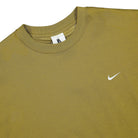 Nike NRG Solo Swoosh Tee Desert Moss / White T-Shirts Close-up | Overkill