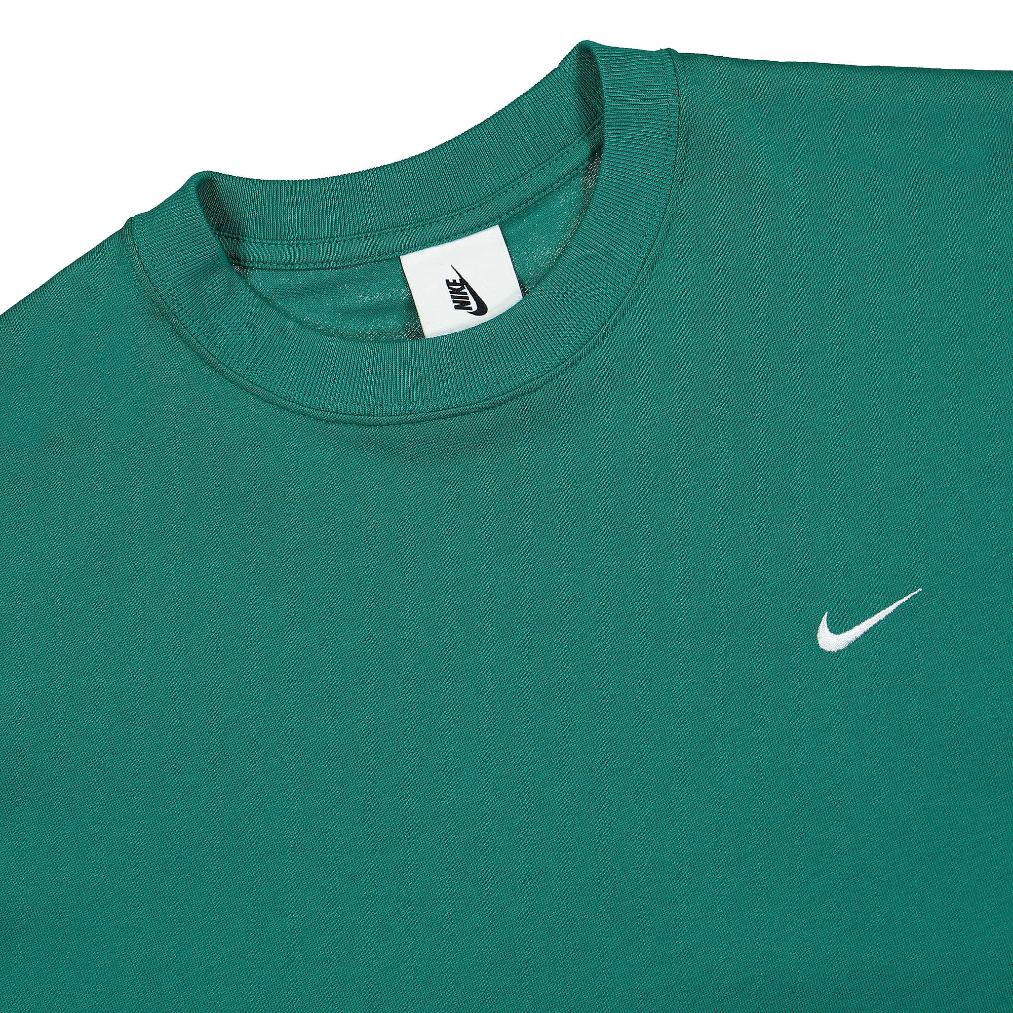 Nike NRG Solo Swoosh Tee Mystic Green / White T-Shirts Close-up | Overkill