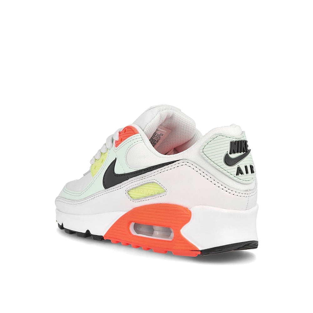 Nike wmns air max 90 Summit White / Dark Smoke Grey - Barely Green  Close-up | Overkill