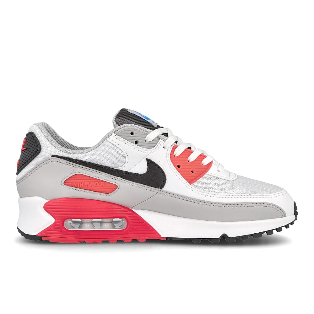 Nike air max 90 White / Iron Grey - Chlorine Blue   Material | Overkill