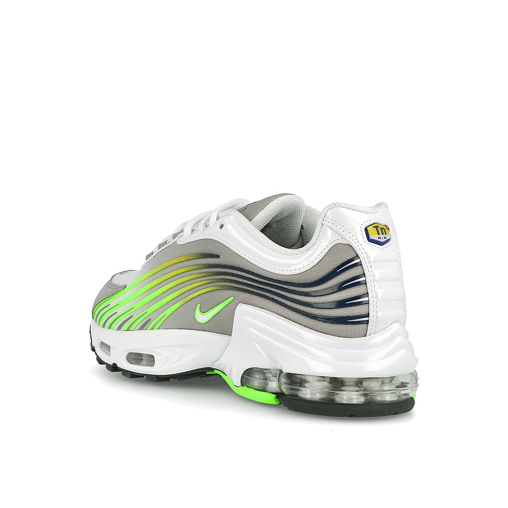 Nike air max plus ii College Grey-White - Electric Green Sneakers  Material | Overkill