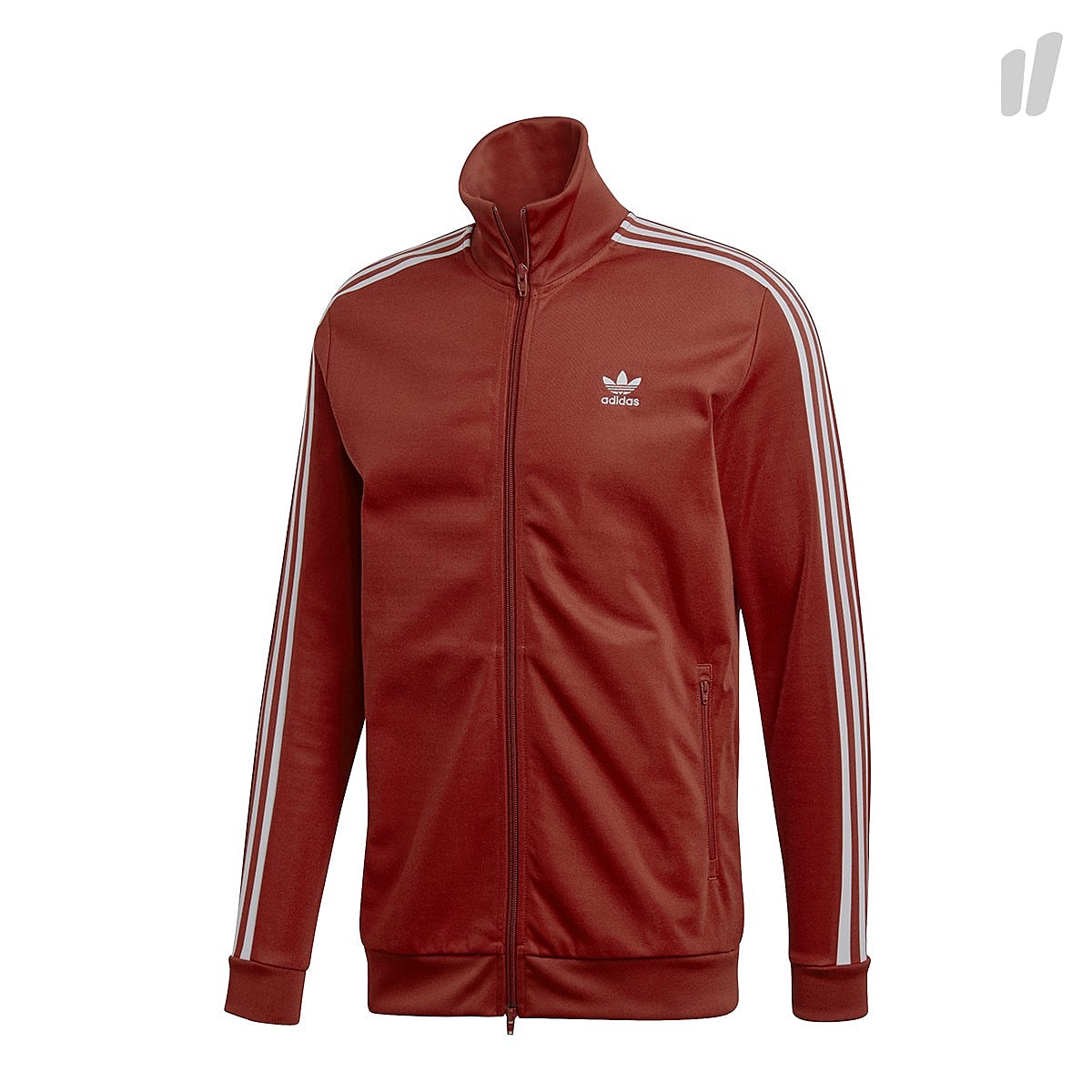 adidas Beckenbauer Tracktop Rust Red Track Jackets CW1251 | Overkill