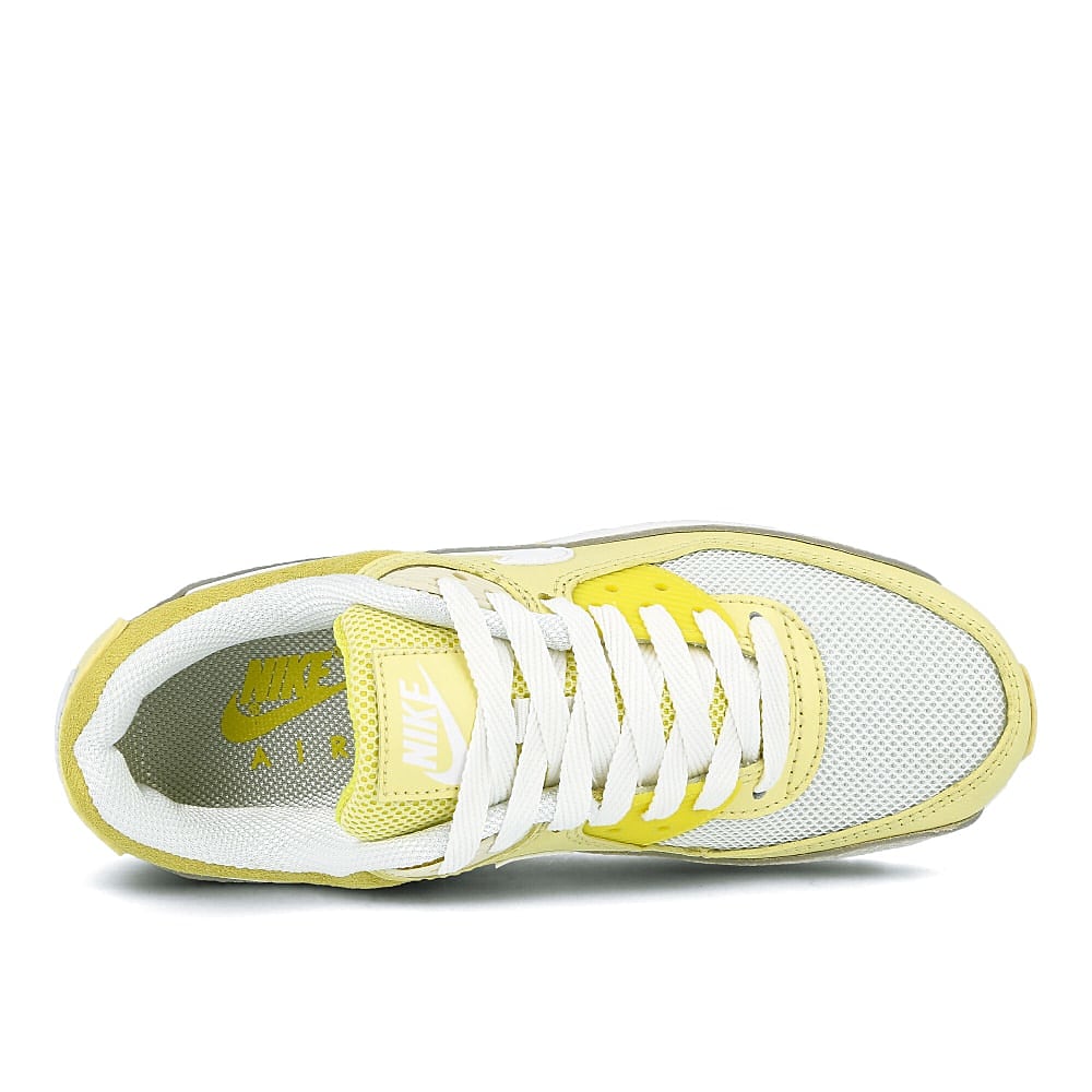 Nike wmns air max 90 Opti Yellow-White - Fossil- Bicycle Yellow Sneakers  Detailfoto | Overkill