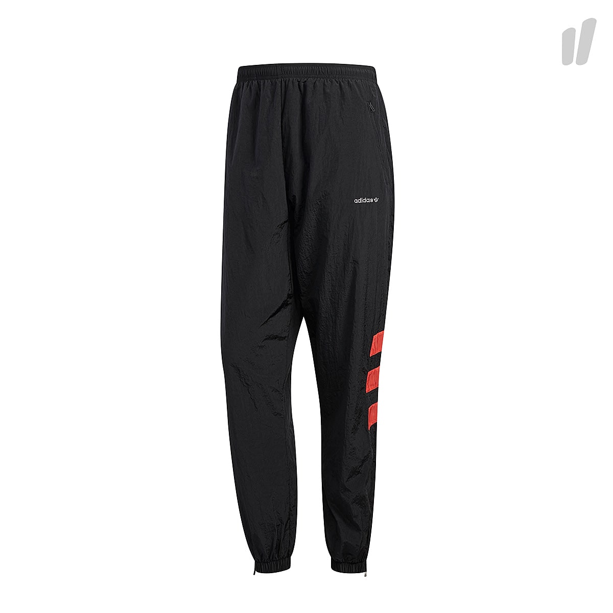 adidas TNT Wind Pants Black / Grey Three / HI-RES Red Casual Pants CW4989 | Overkill