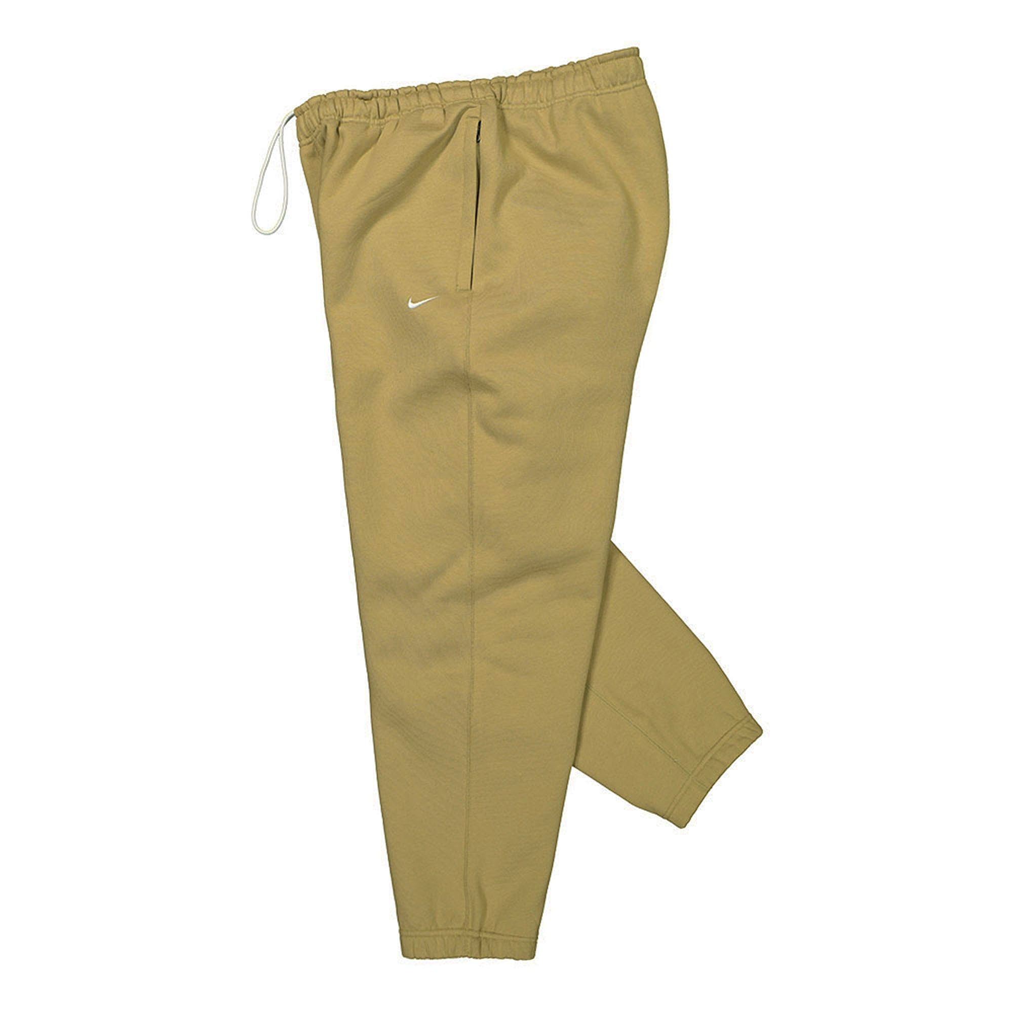 Nike NK Solo Swoosh Fleece Pant Desert Moss / White Sweat & Track Pants Close-up | Overkill