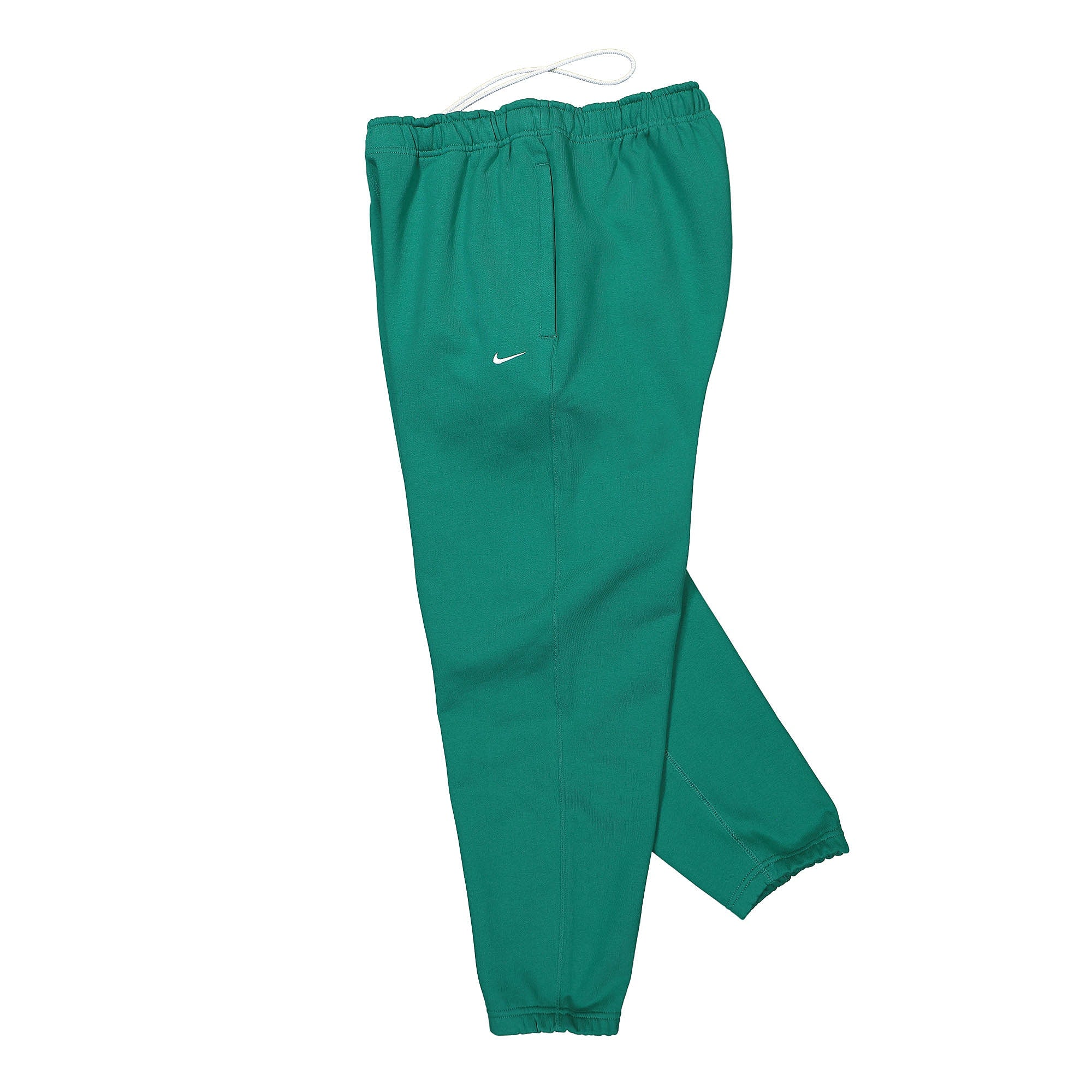 Nike NK Solo Swoosh Fleece Pant Mystic Green / White Sweat & Track Pants Close-up | Overkill