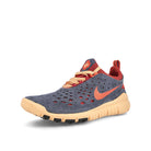 Nike free run trail Thunder Blue-Orange - Cinnabar - Canvas Sneakers  Close Up | Overkill