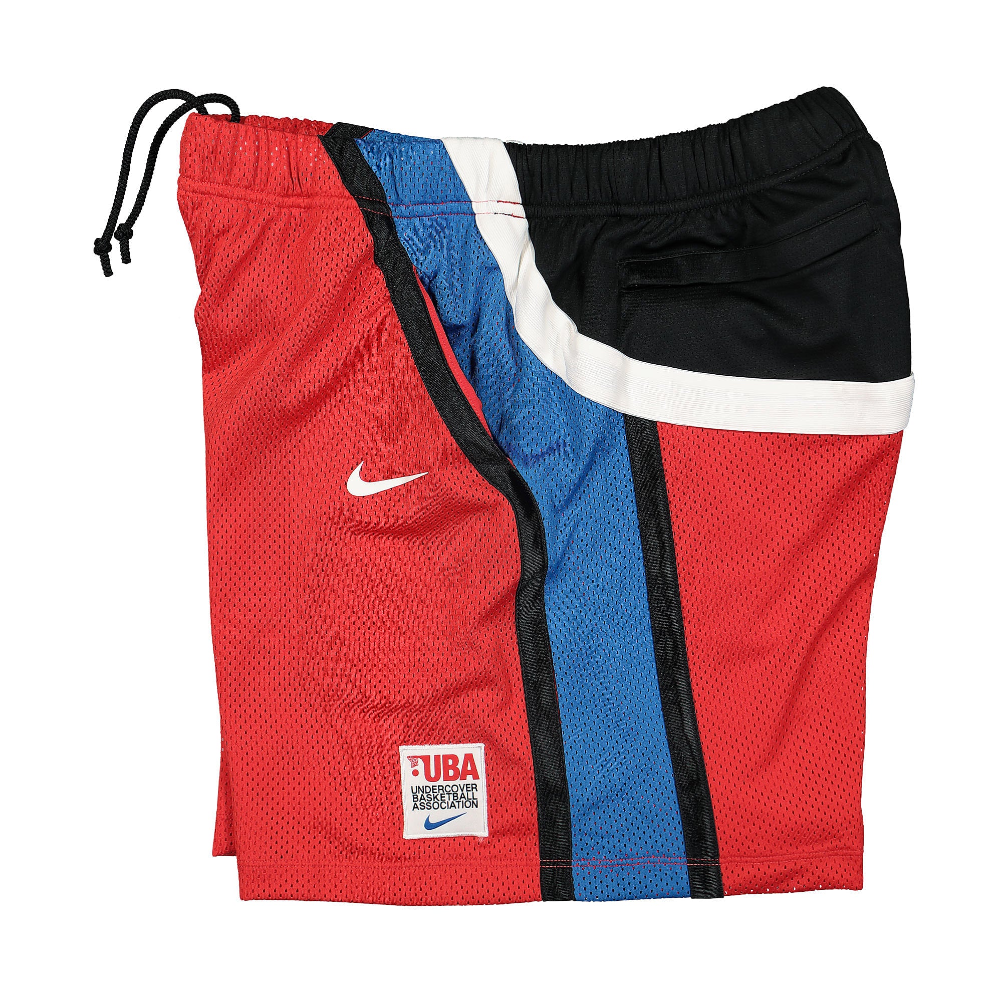 Nike Undercover x Nike Mesh Short University Red / Battle Blue / Black / Sail Shorts Close-up | Overkill