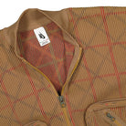 Nike Undercover x Nike NRG Knit MA-1 Lichen Brown Sweatshirts Close-up | Overkill